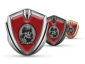 Emblème Aile Insigne Luxe Finition Acier Inoxydable
